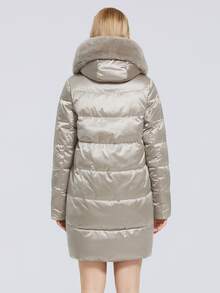 MIEGOFCE Áo khoác có dây kéo phía trước - Xám - Xem 2