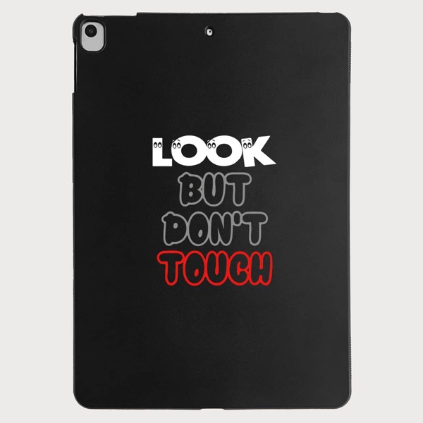 

Чехол с текстовым рисунком для iPad, Чёрный