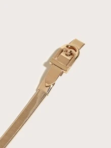 Minimalist Corset Belt - Gold - View 4