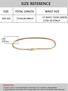 Minimalist Corset Belt - Gold - View 5