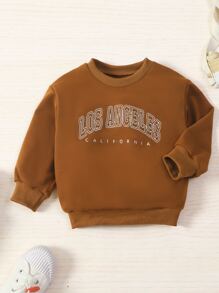 Baby Letter Graphic Sweatshirt