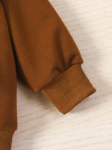 Baby Letter Graphic Sweatshirt