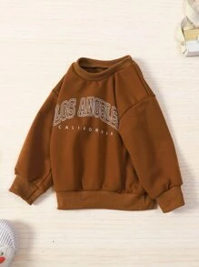 Baby Letter Graphic Sweatshirt