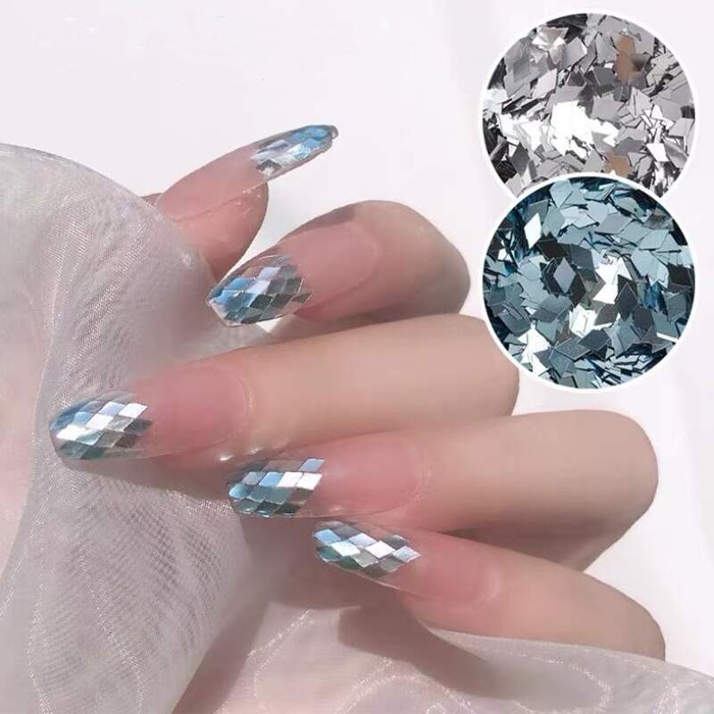 

2boxes Nail Art Decoration Sequin, Multicolor