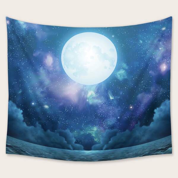 

Moon Pattern Tapestry, Multicolor