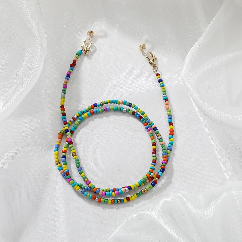 

Colorful Beaded Glasses Chain, Multicolor