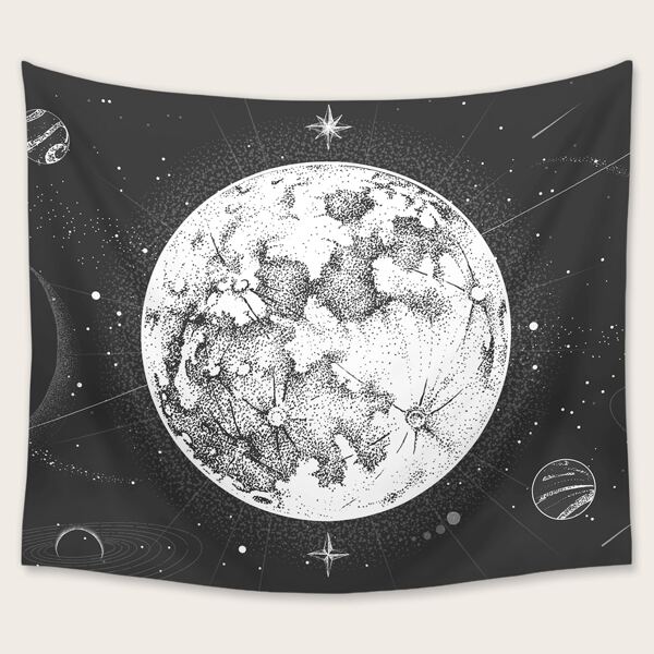 

Moon Print Tapestry, Multicolor