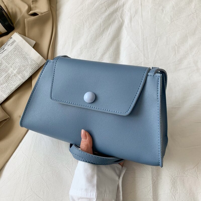 

Minimalist Shoulder Bag, Blue