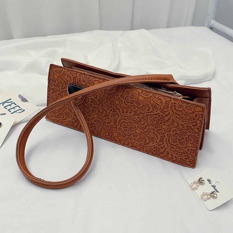 

Flower Graphic Shoulder Bag, Brown