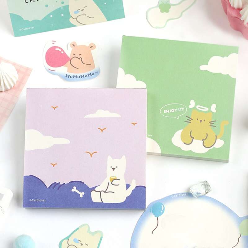 

1pc Cartoon Graphic Sticky Note, Multicolor