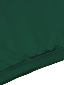 Manfinity Áo nỉ Nam Đồ họa Lá thư Giải trí - Màu xanh lá cây đậm - Xem 6