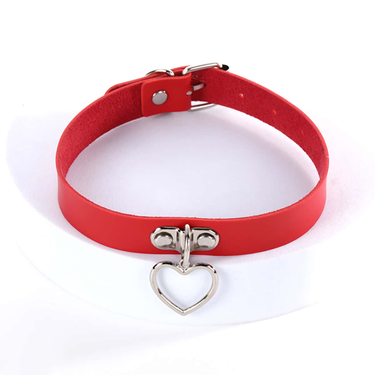 

Heart Decor Choker, Red