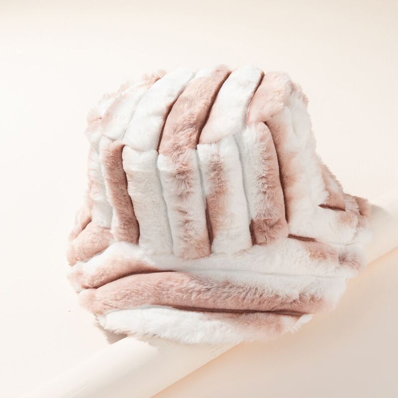

1pc Fluffy Hat, Multicolor