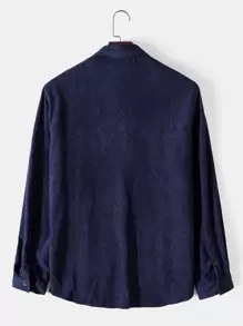 Chillumni Áo sơ mi Nam Nút phía trước Khối Màu Giải trí - Nhiều màu - Xem 2