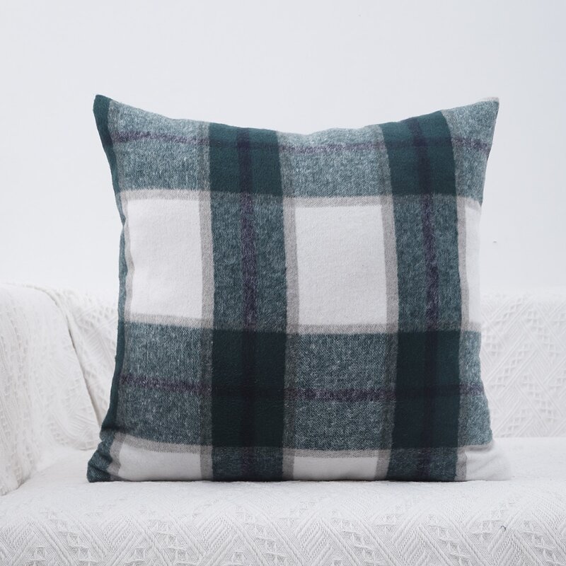

Plaid Print Cushion Cover Without Filler, Multicolor
