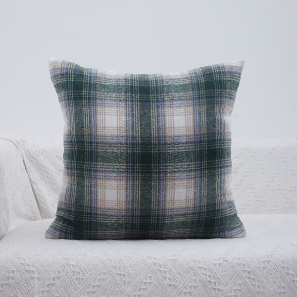 

Tartan Print Cushion Cover Without Filler, Multicolor