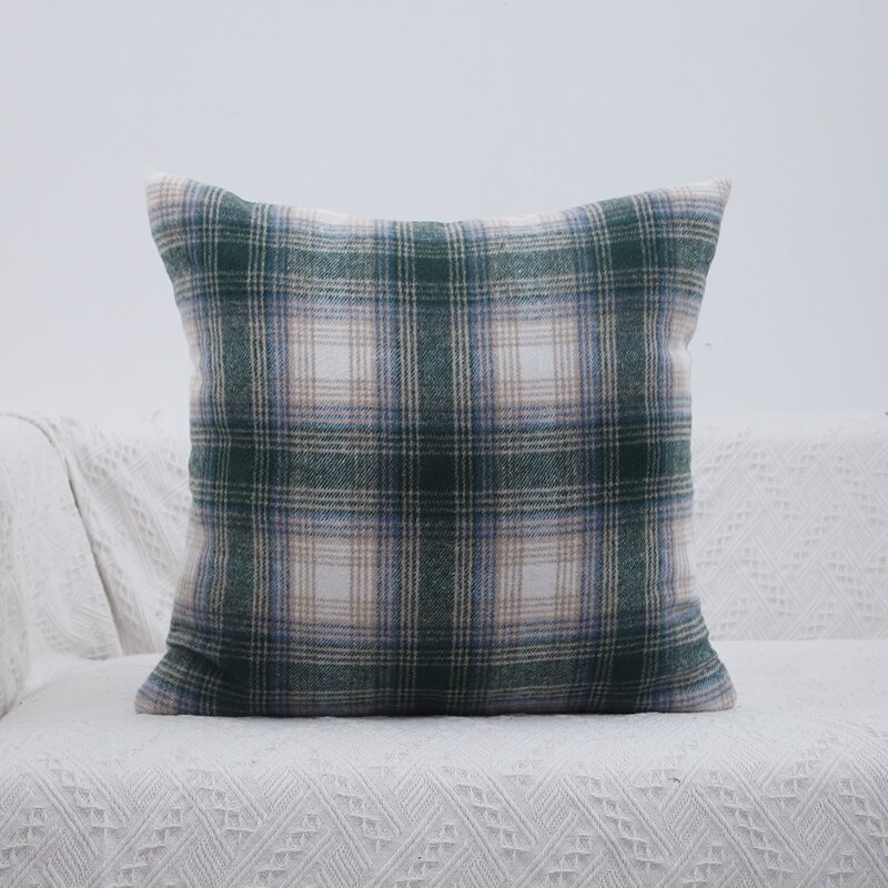 

Tartan Print Cushion Cover Without Filler, Multicolor