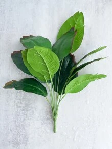 1入組人造盆栽樹葉 - 綠色 - 查看 4