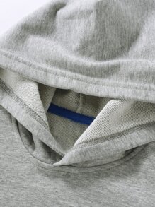 Toddler Girls Solid Kangaroo Pocket Hoodie