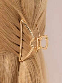 Kẹp tóc tối giản dùng hàng ngày cho các kiểu tóc nữ, kẹp tóc vàng thường ngày, kẹp tóc, kẹp tóc kẹp hàm, kẹp tóc, kẹp tóc kẹp tóc, phụ kiện tóc mùa thu đông cho phụ nữ, trang phục đi nghỉ cho phụ nữ - Vàng - Xem 2