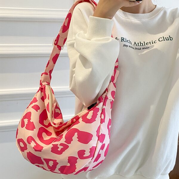 

Leopard Crossbody Bag, Pink