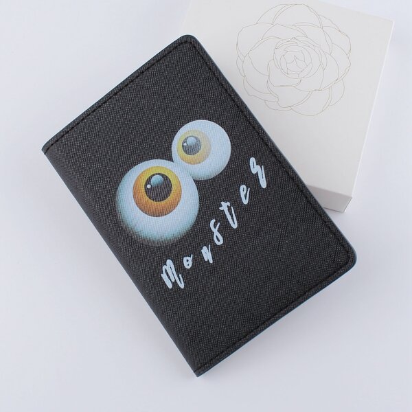 

Halloween Letter Graphic Passport Case, Multicolor