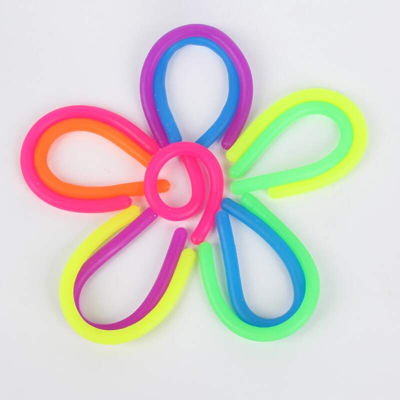 

1pc Random Color Elastic Rope Toy, Multicolor