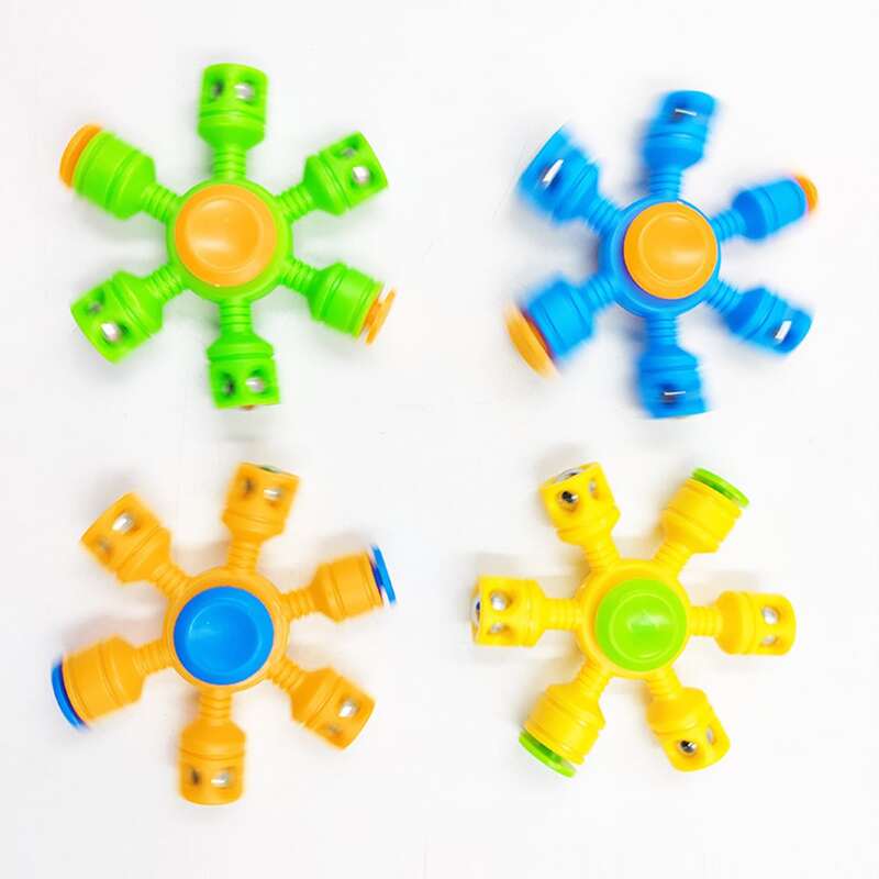 

1pc Random Color Fidget Spinner, Multicolor