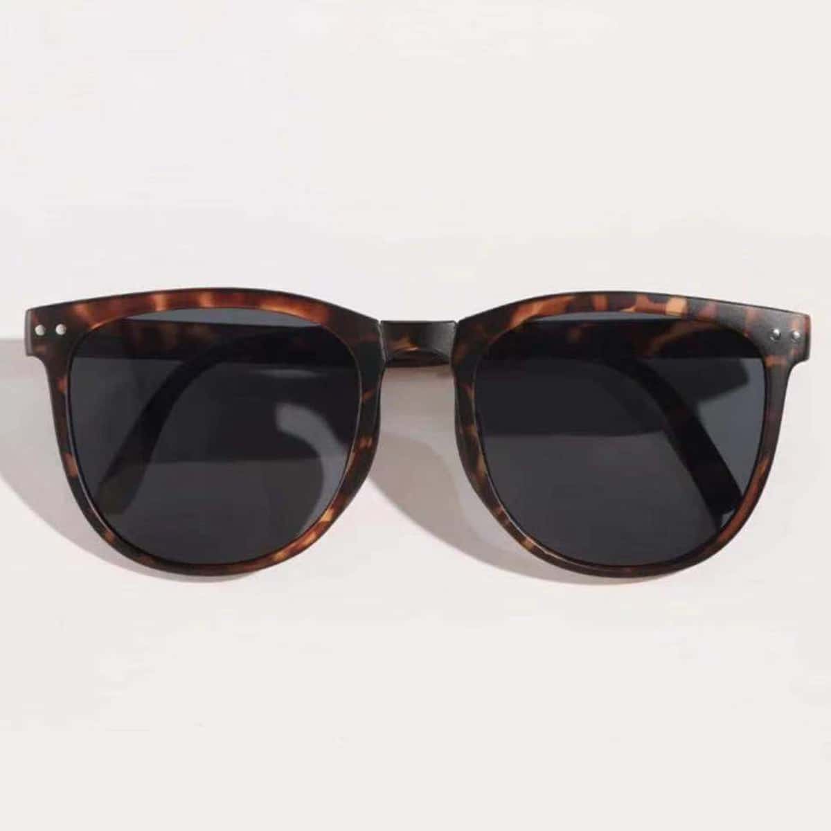 

1pair Leopard Sunglasses & 1pc Glasses Bag