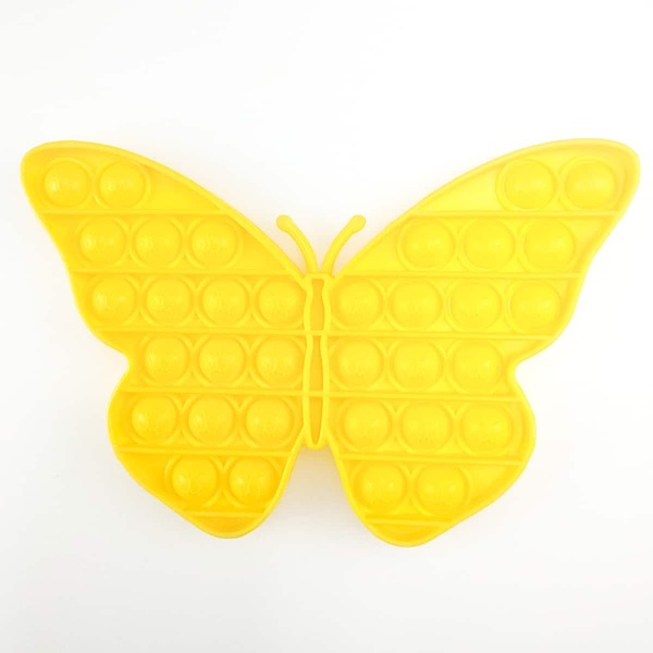 

Butterfly Shaped Push Pop Bubble, Yellow