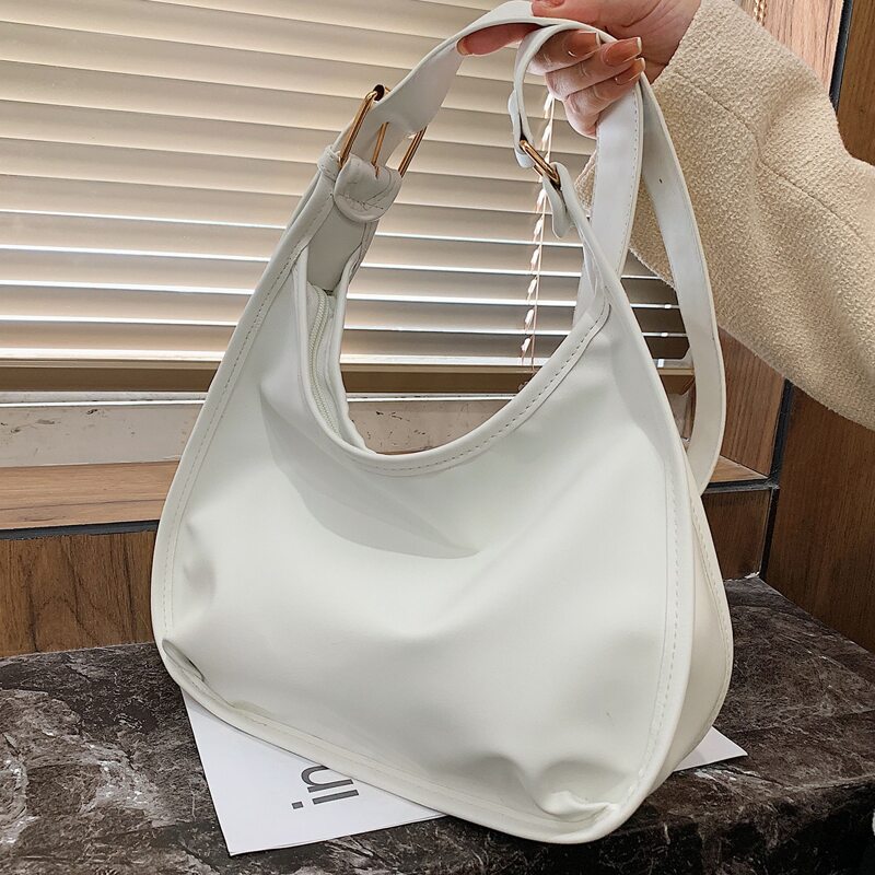 

Minimalist Crossbody Bag, White
