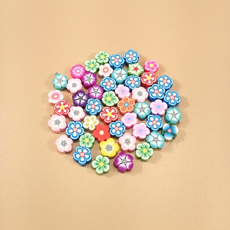 

50pcs Random Floral DIY Jewelry Accessory, Multicolor