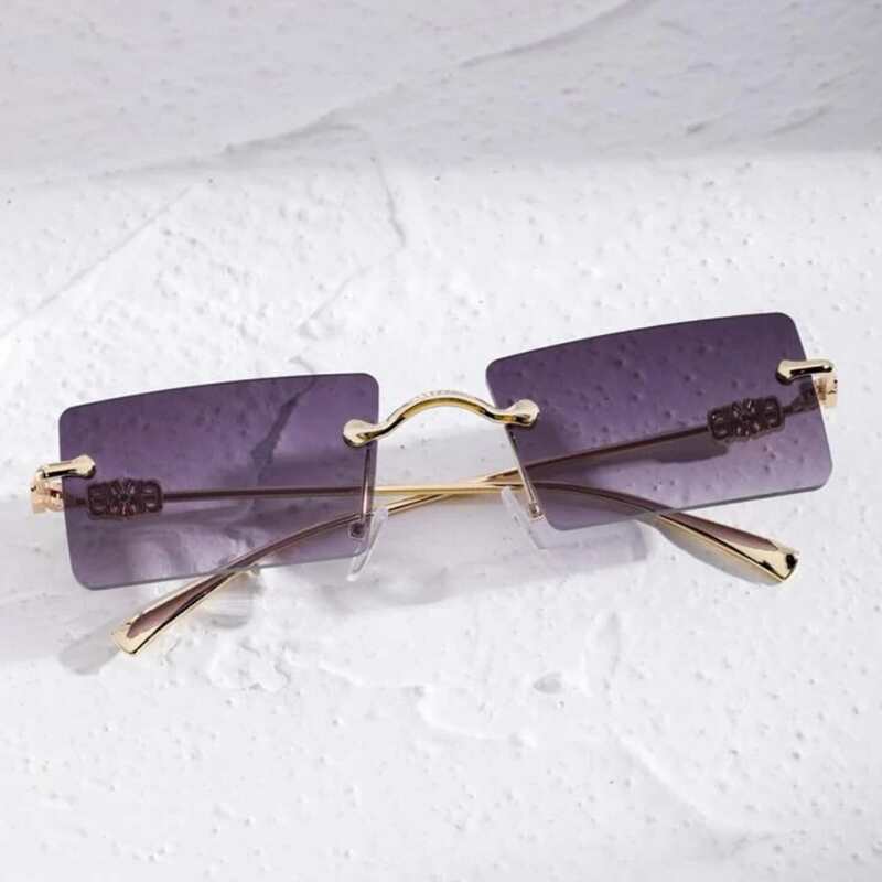 

Rimless Tinted Lens Sunglasses