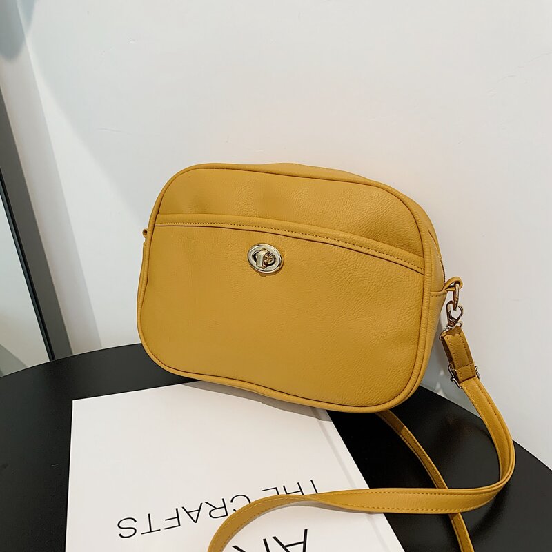 

Minimalist Crossbody Bag, Yellow