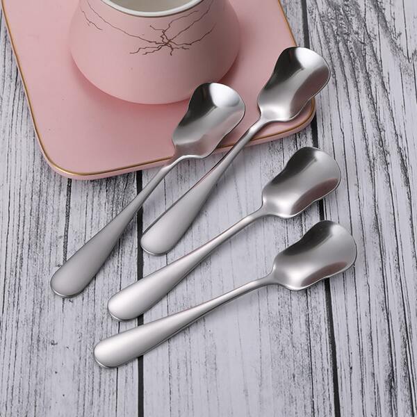 

4pcs Stainless Steel Spoon, Silver