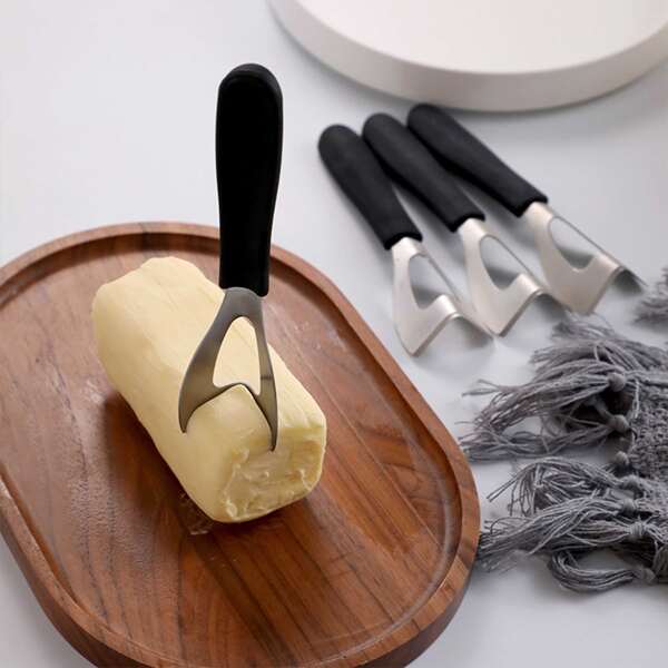 

1pc Stainless Steel Butter Cutter, Multicolor
