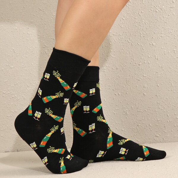 

Graphic Crew Socks, Multicolor
