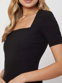 MOTF PREMIUM ÁO THUN GÂN MỎNG - màu đen - Xem 6