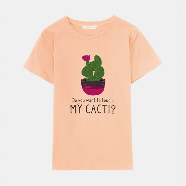 

Растения Лозунг Институтский Женские футболки, Коралловый оранжевый