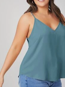 SHEIN BASICS Plus Solid Cami Top
