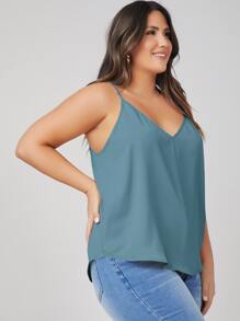 SHEIN BASICS Plus Solid Cami Top