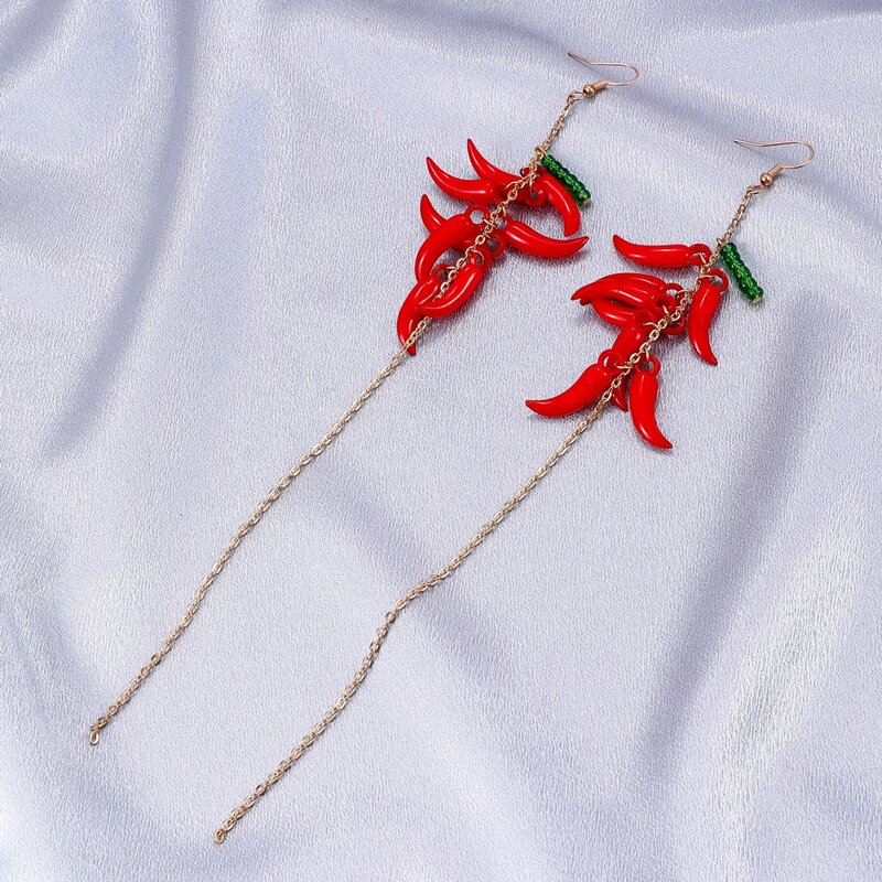 

Chili Drop Earrings, Multicolor