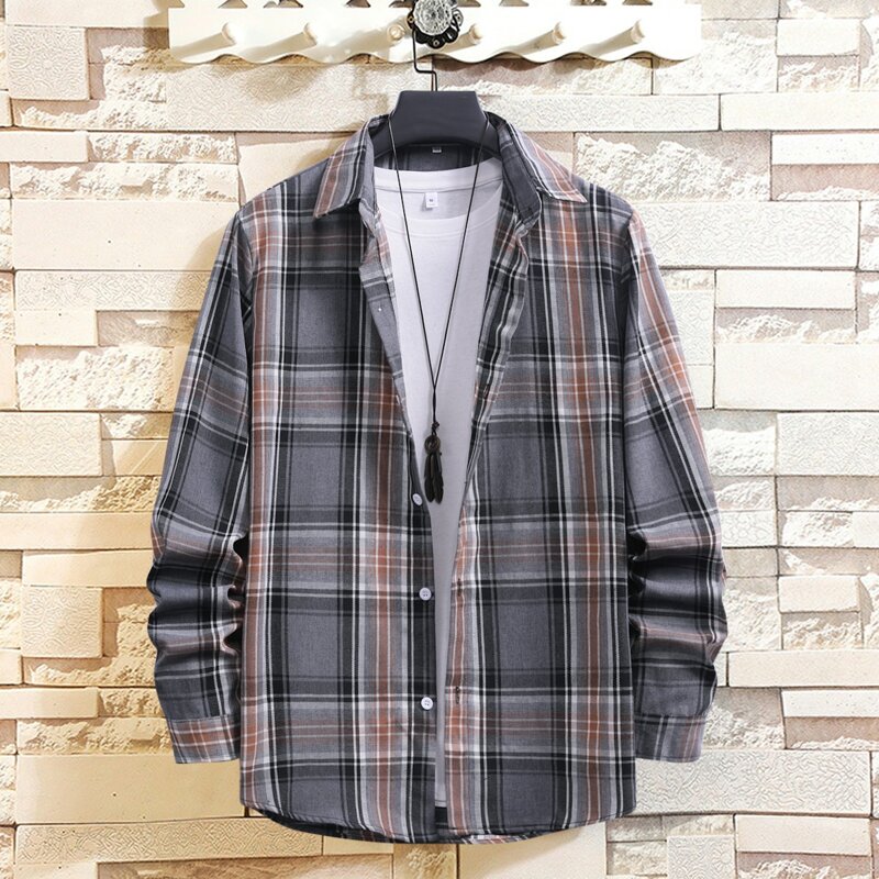 

Guys Plaid Shirt Without Tee, Multicolor