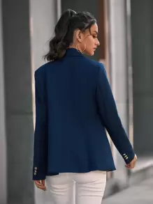 Aveloria Modichic Double Breasted Decor Pocket Blazer Workwear 