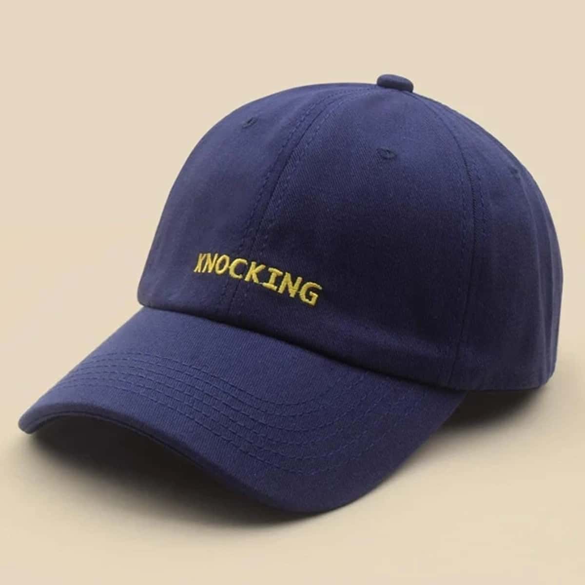

Guys Letter Graphic Embroidery Baseball Cap, Navy blue