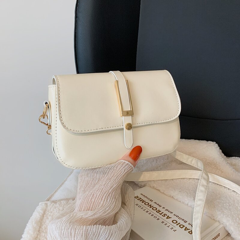 

Minimalist Crossbody Bag, White