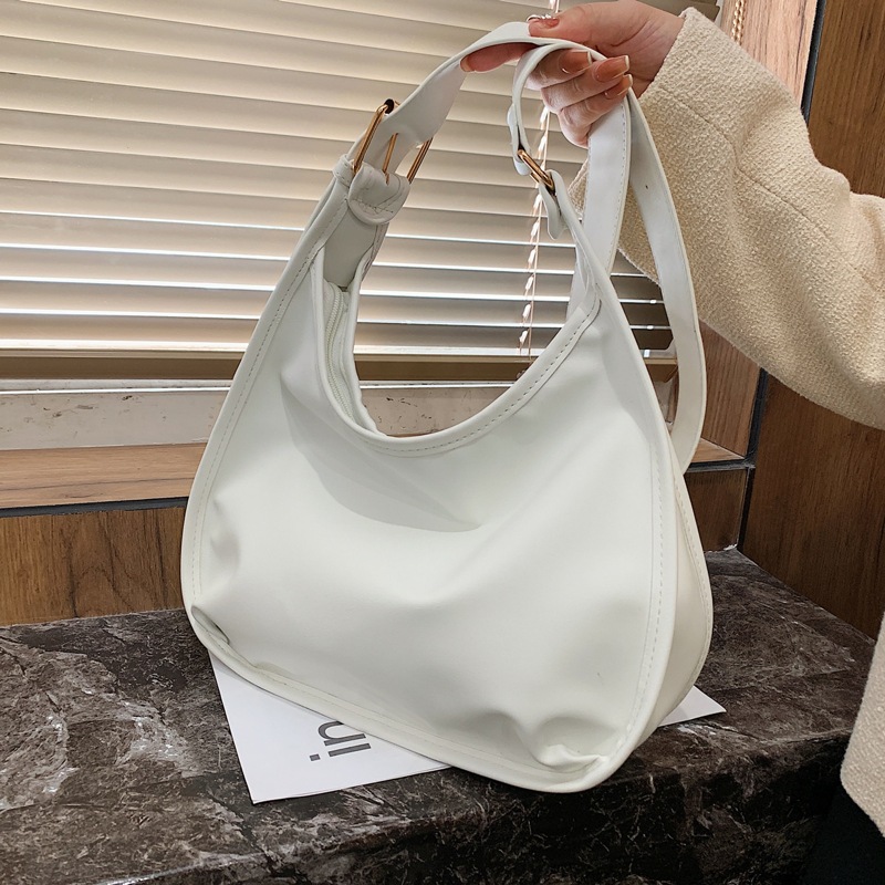 

Minimalist Shoulder Bag, White