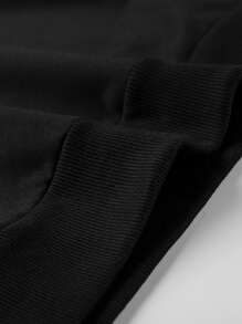 Manfinity Homme Áo nỉ Nam Dây kéo Túi Khối Màu Lá thư Giải trí - Nhiều màu - Xem 3