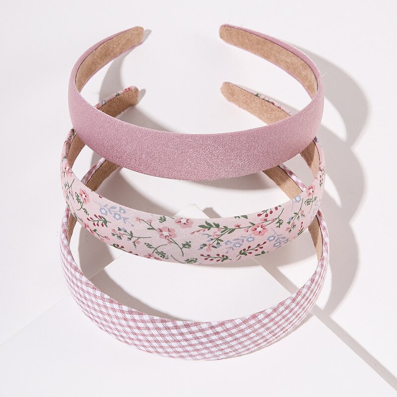 

3pcs Graphic Wide Headband, Multicolor