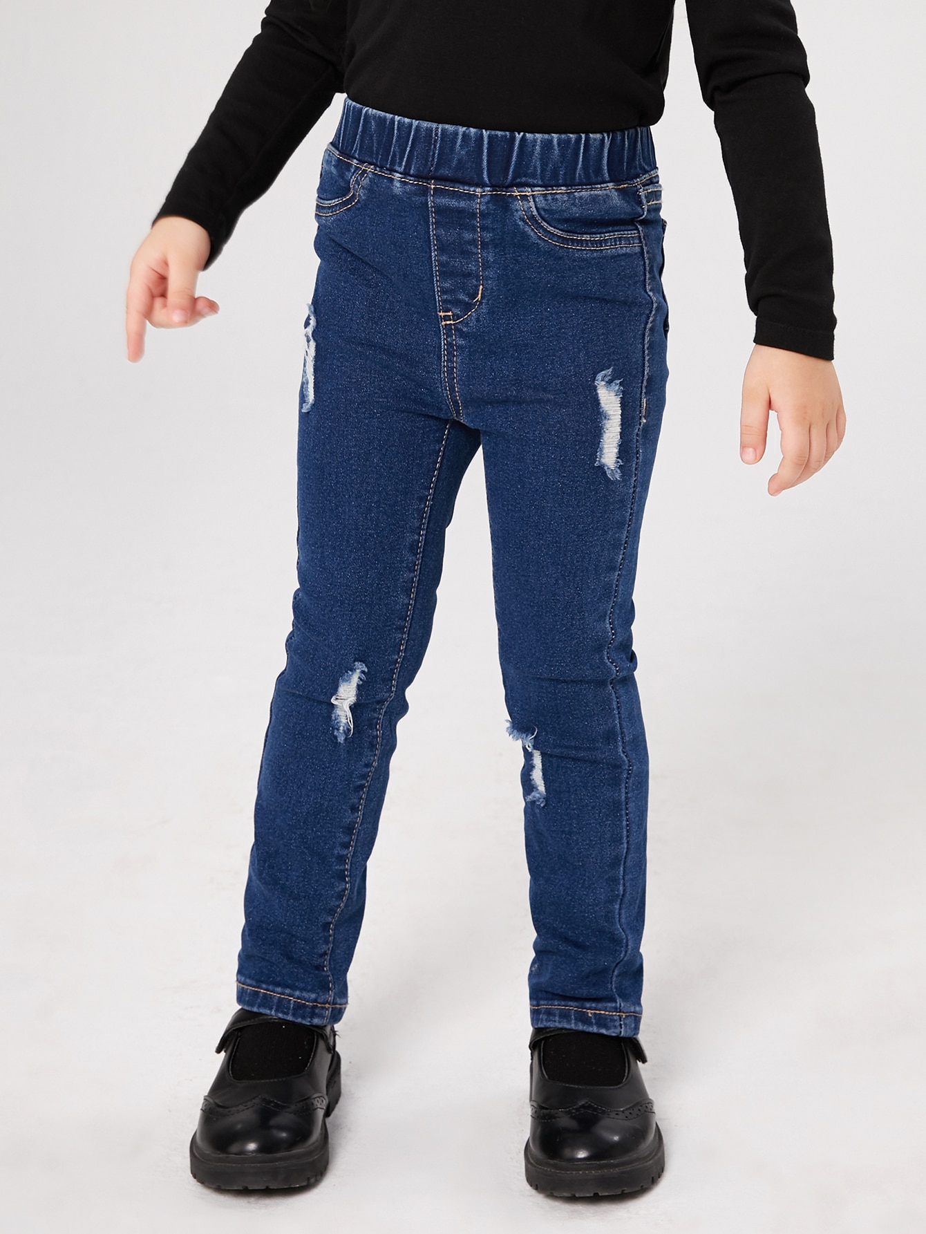 SHEIN da bambine Jeans skinny strappati Ri | SHEIN ITALIA